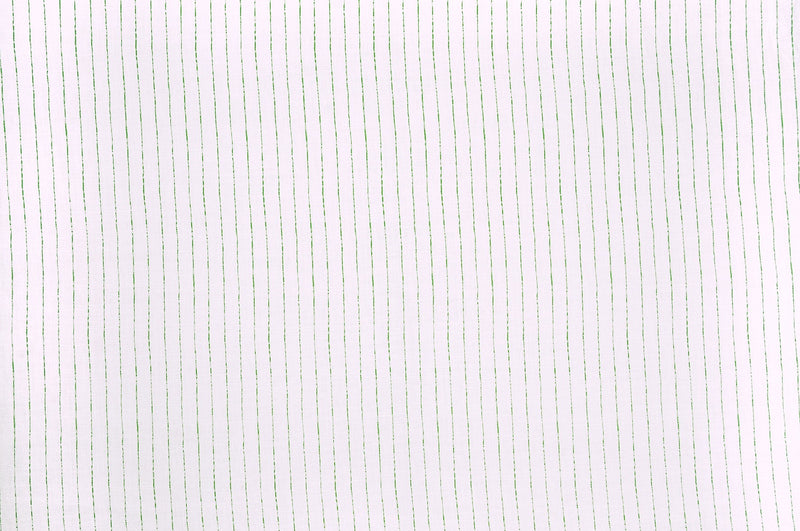 Broken Stripe Green fabric by Christopher Farr Cloth