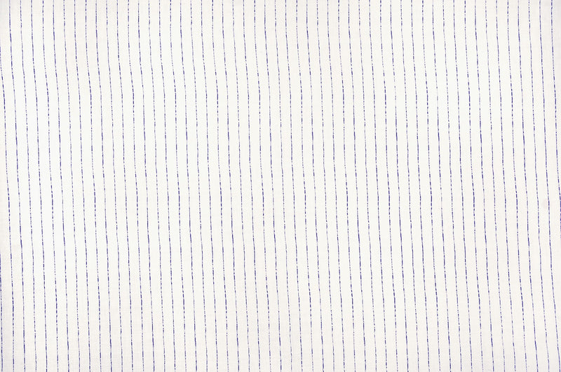 Broken Stripe Indigo fabric by Christopher Farr Cloth