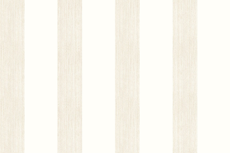 Brome Stripe Beige Wallpaper by Christopher Farr Cloth