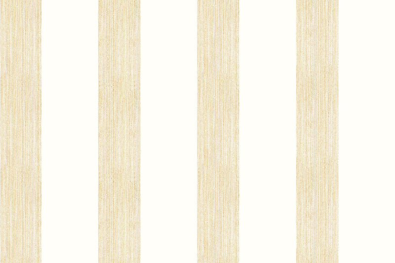 Brome Stripe Gold Wallpaper by Christopher Farr Cloth