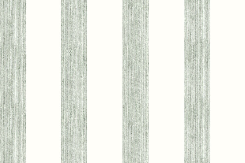 Brome Stripe Moss Wallpaper by Christopher Farr Cloth