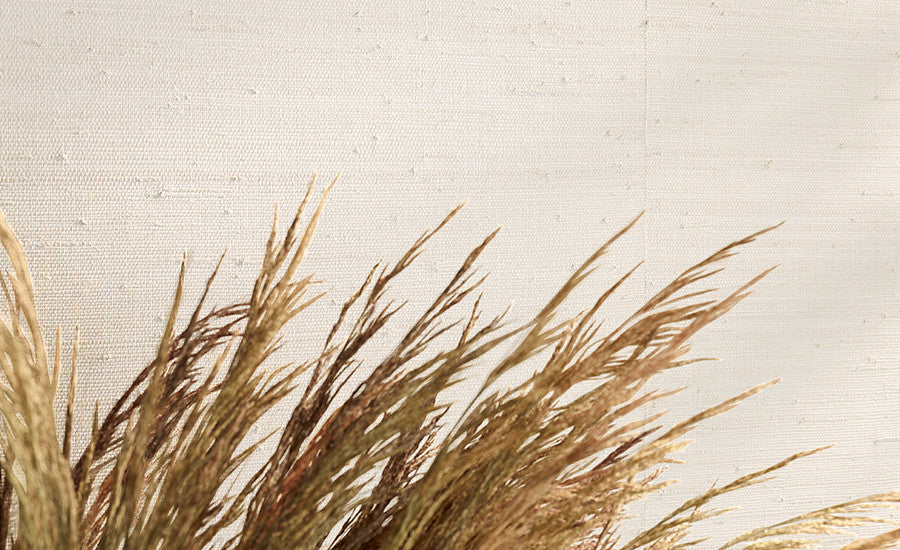 MW125/01 Burlap Collage II Whitewash Wallpaper by Mark Alexander