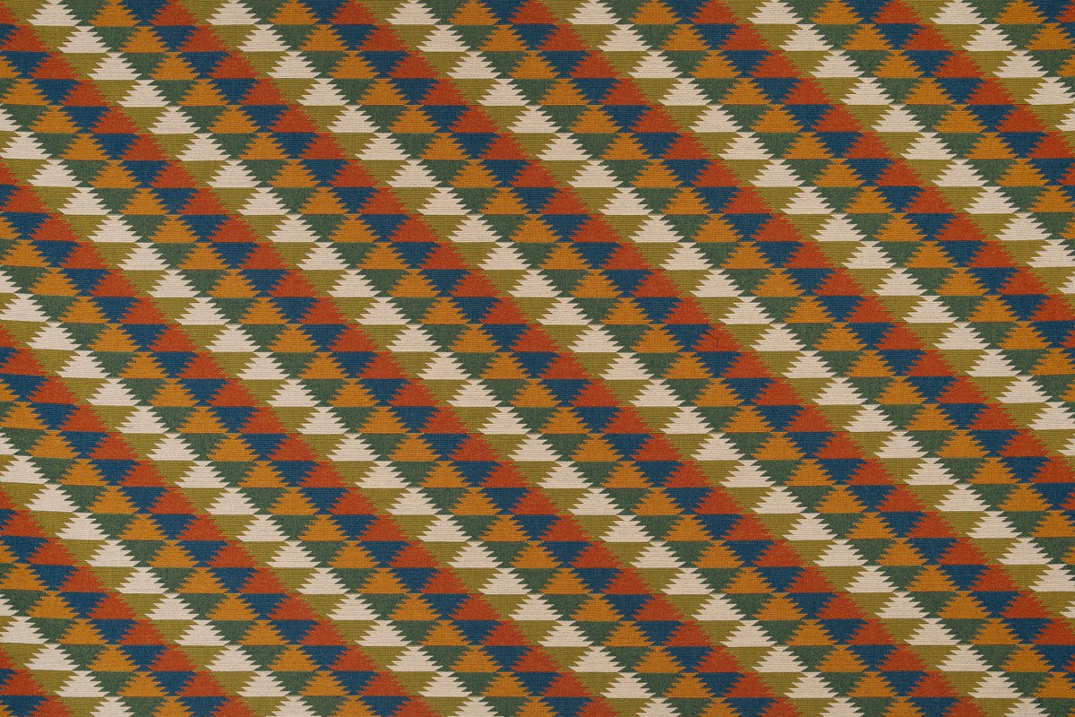 Busy Lizzie Olive fabric by Christopher Farr Cloth