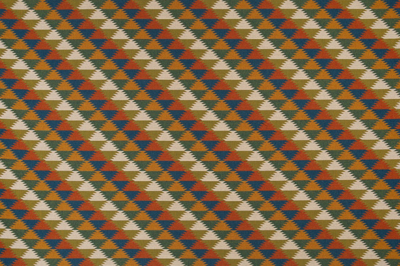 Busy Lizzie Olive fabric by Christopher Farr Cloth