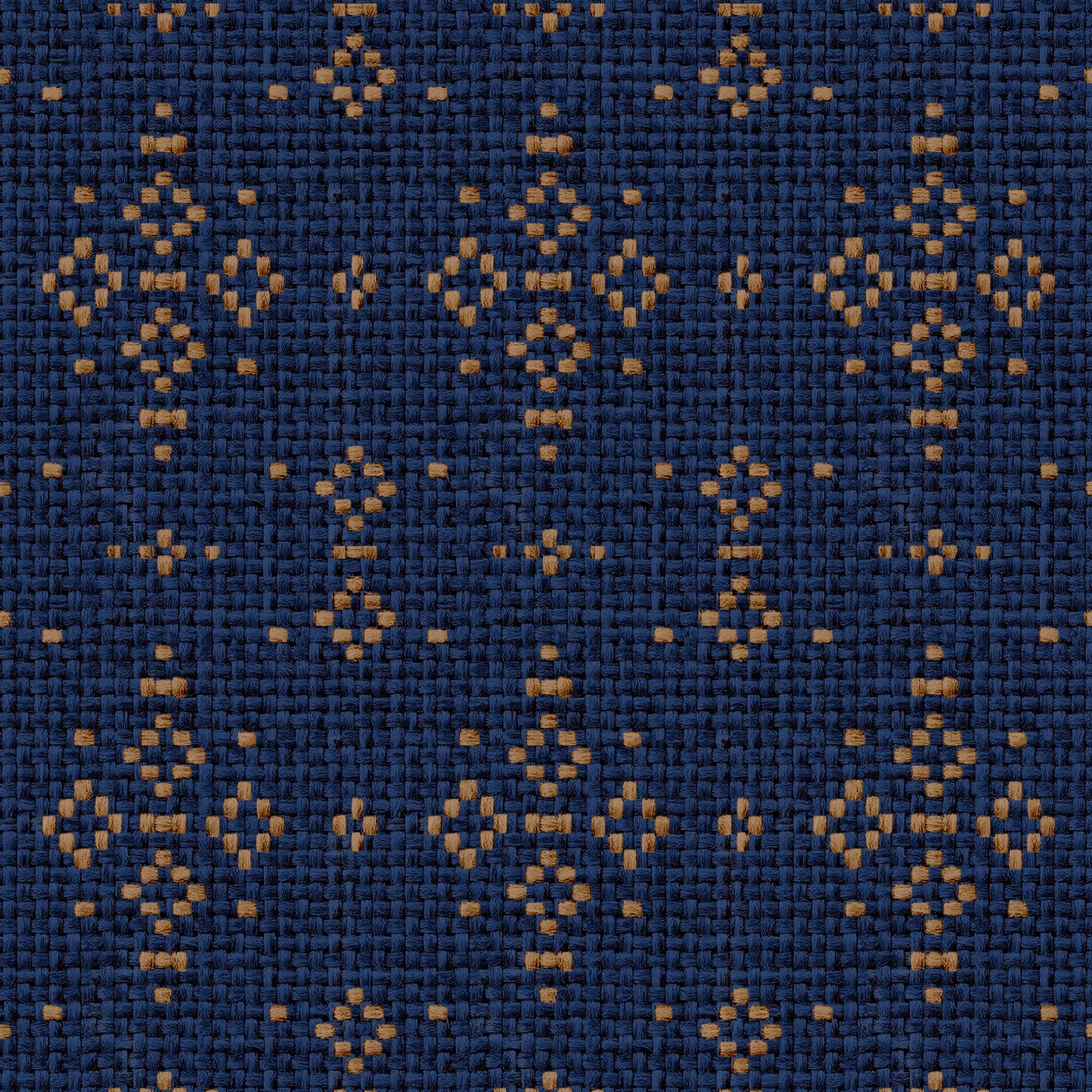 Mazahua Índigo Sarape Wallpaper by Coordonné