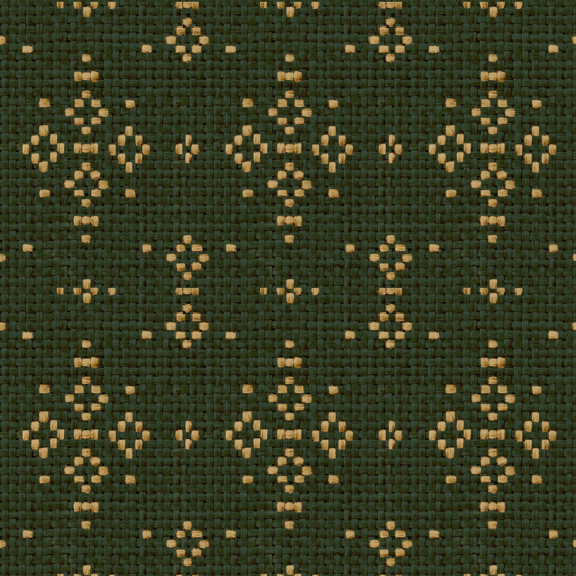 Mazahua Cactus Sarape Wallpaper by Coordonné
