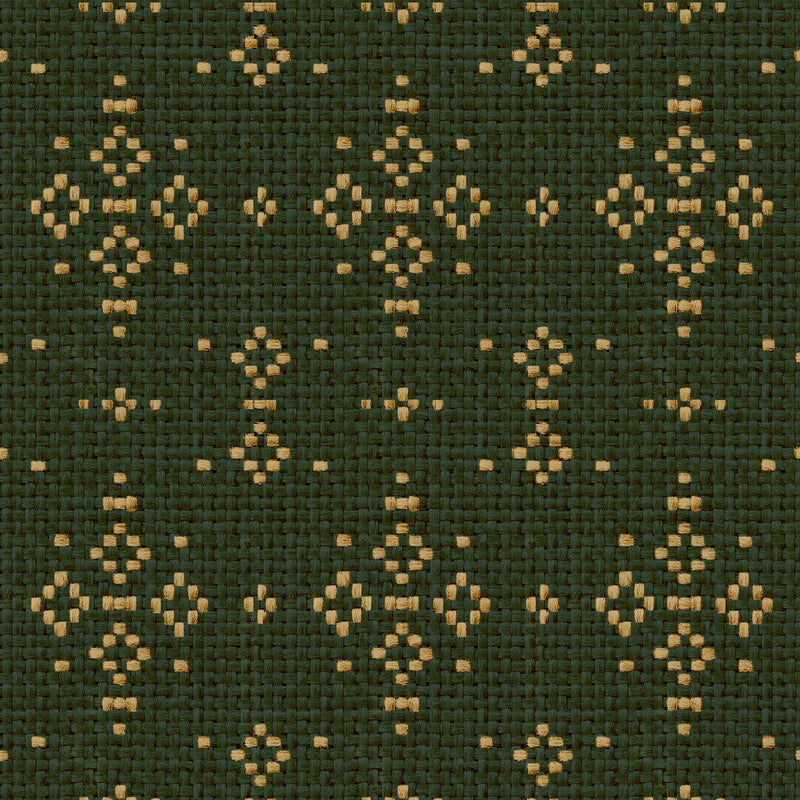 Mazahua Cactus Sarape Wallpaper by Coordonné