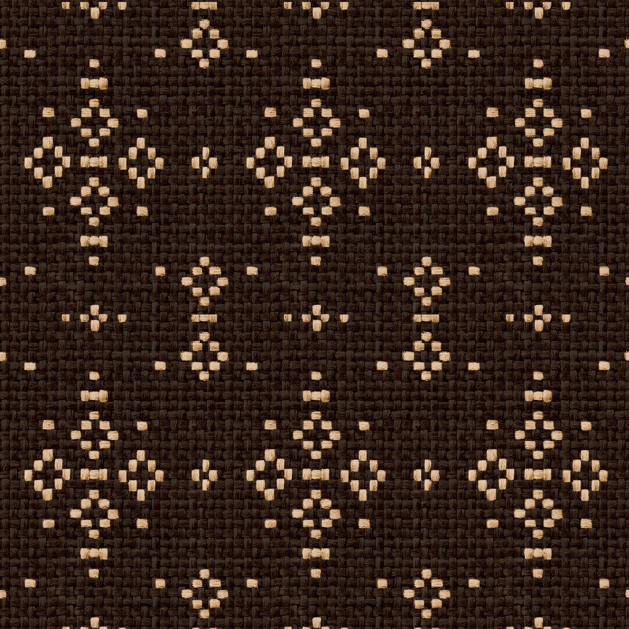 Mazahua Carbón Sarape Wallpaper by Coordonné