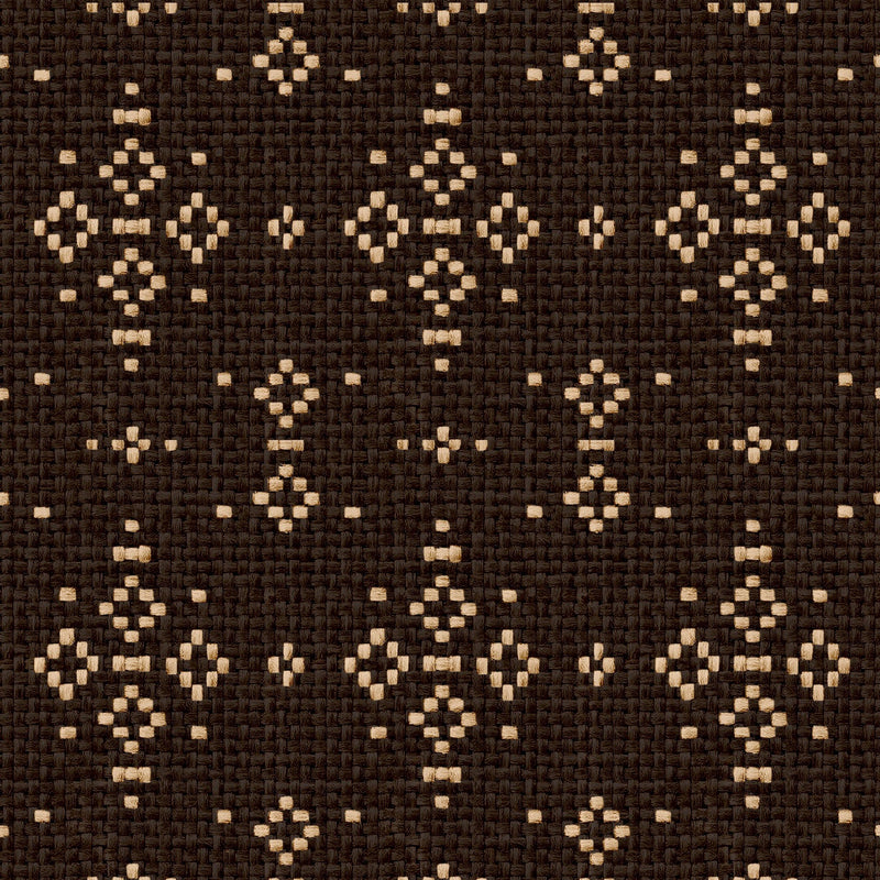 Mazahua Carbón Sarape Wallpaper by Coordonné
