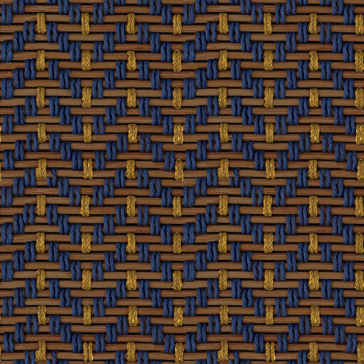 Tule Índigo Sarape Wallpaper by Coordonné