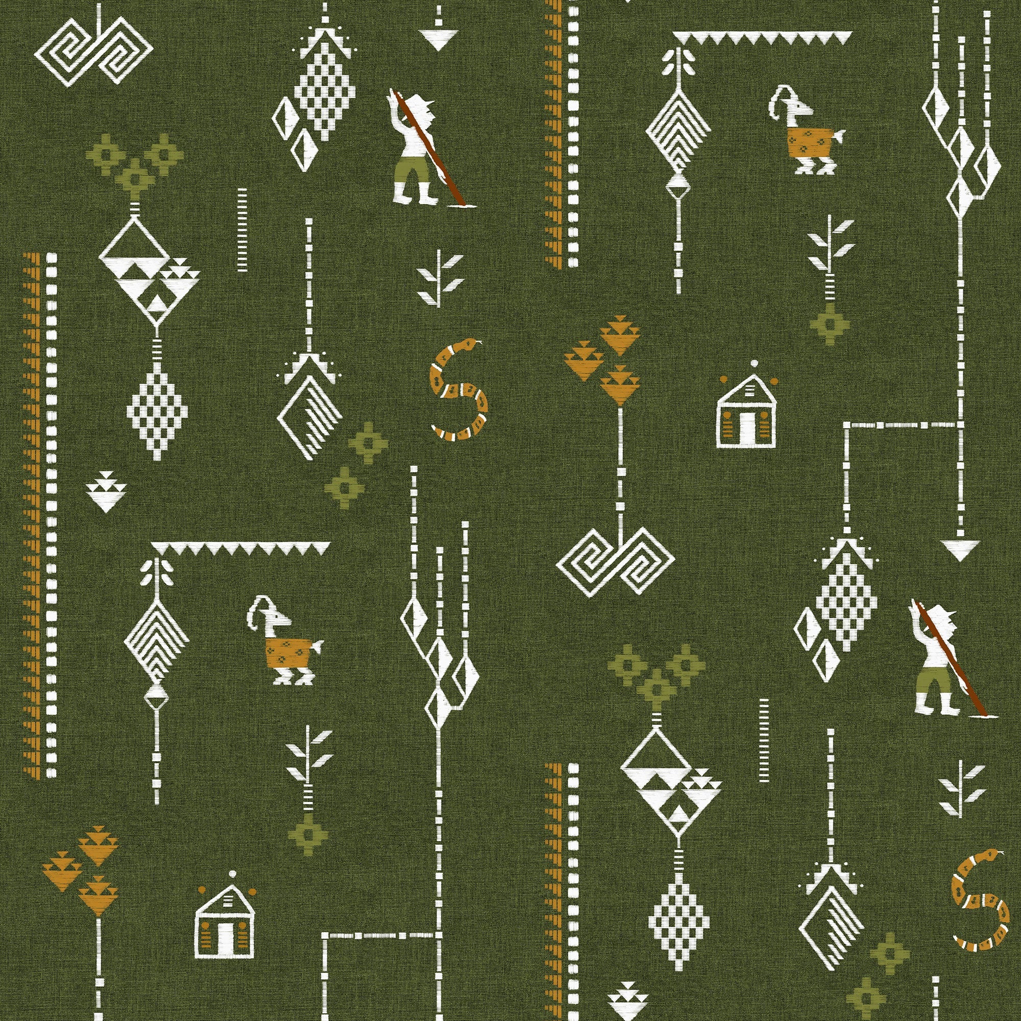 Criollo Cactus Sarape Wallpaper by Coordonné