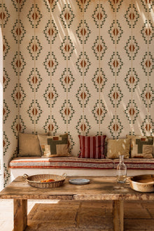 Andes Cactus Sarape Wallpaper by Coordonné