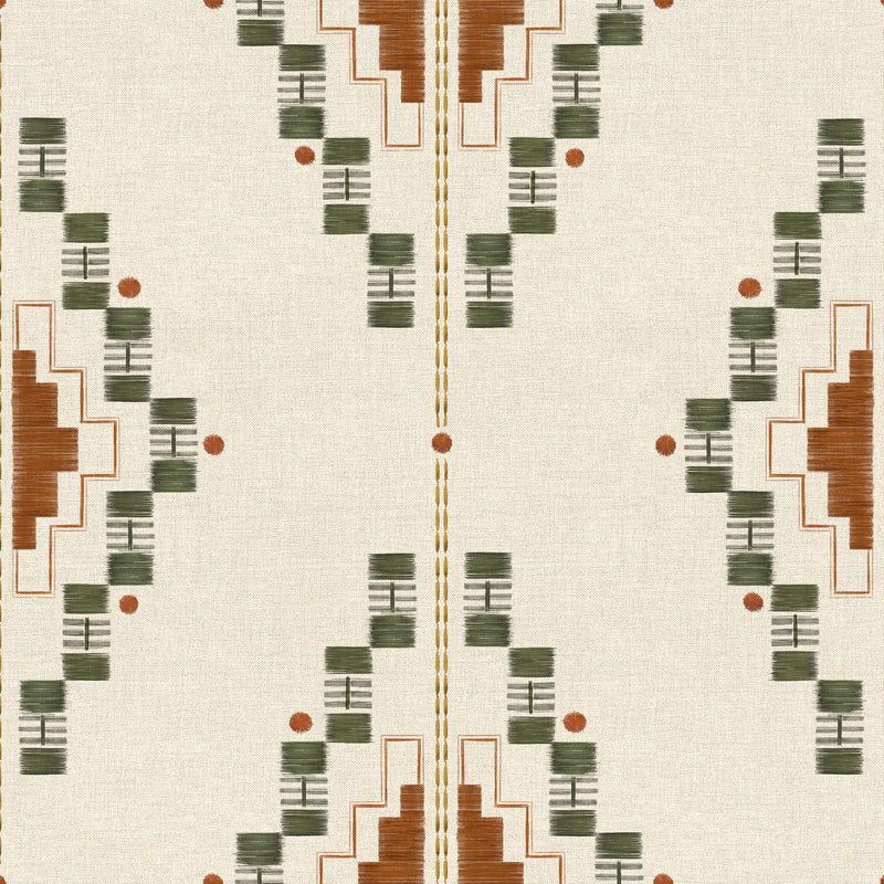 Andes Cactus Sarape Wallpaper by Coordonné