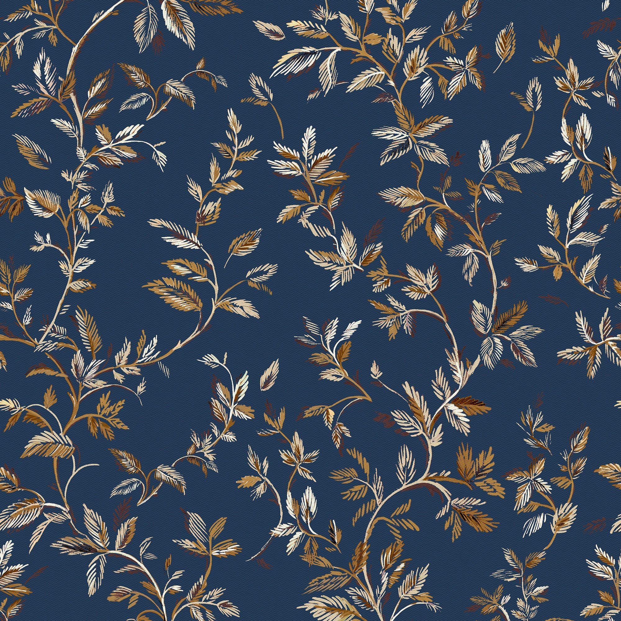 Tenango Índigo Sarape Wallpaper by Coordonné