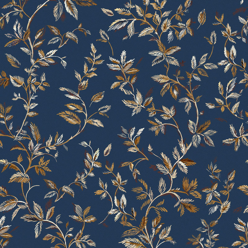 Tenango Índigo Sarape Wallpaper by Coordonné