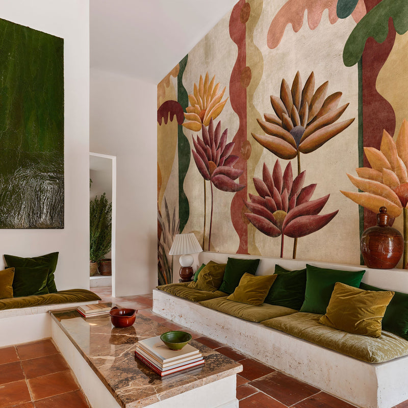 Ágaves Cereza Sarape Mural by Coordonné (400x280cm)