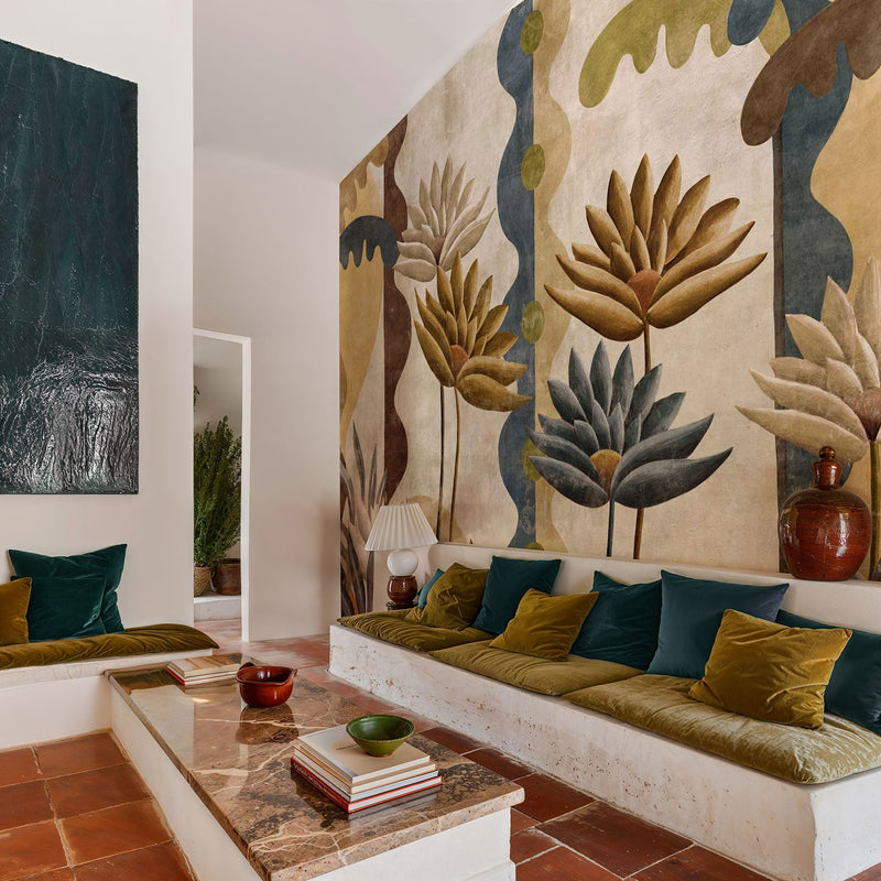 Ágaves Carbón Sarape Mural by Coordonné (400x280cm)