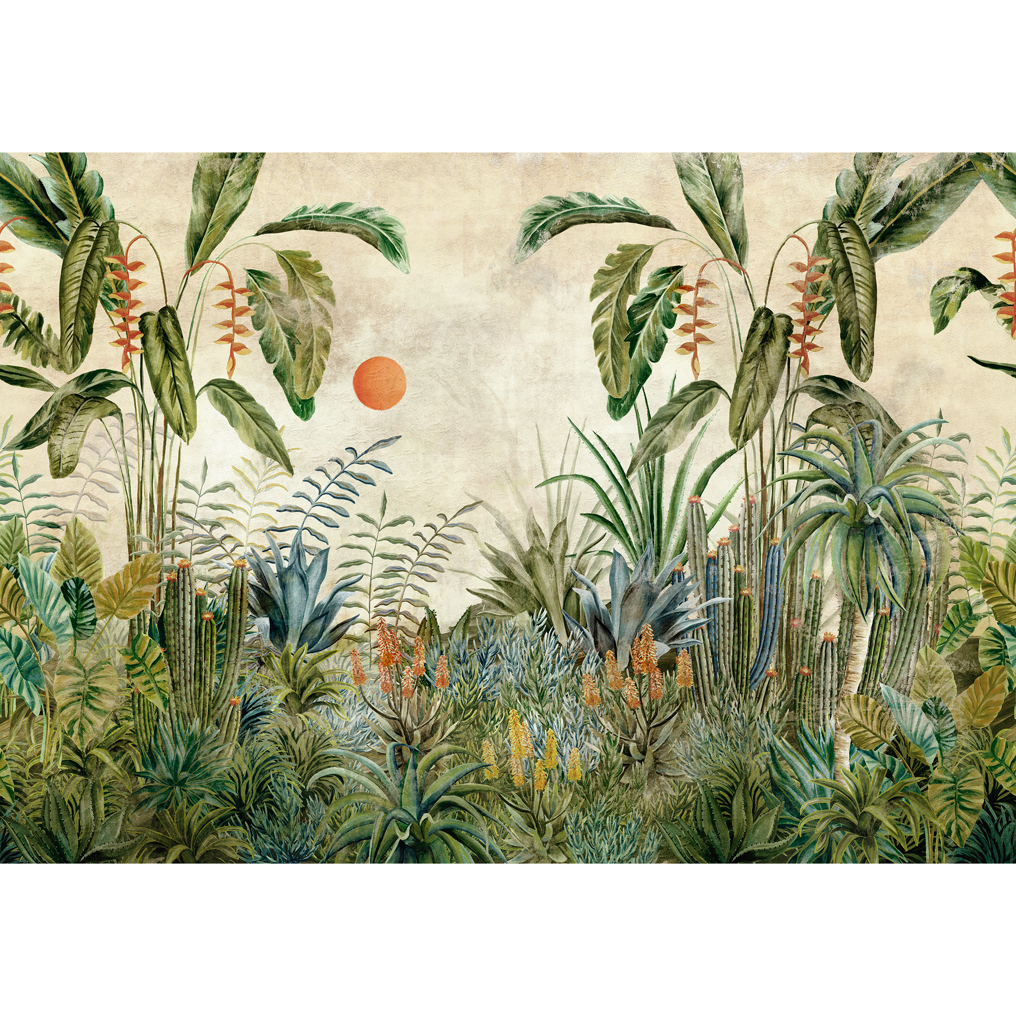 Aduanero Cactus Sarape Mural by Coordonné (390x280cm)