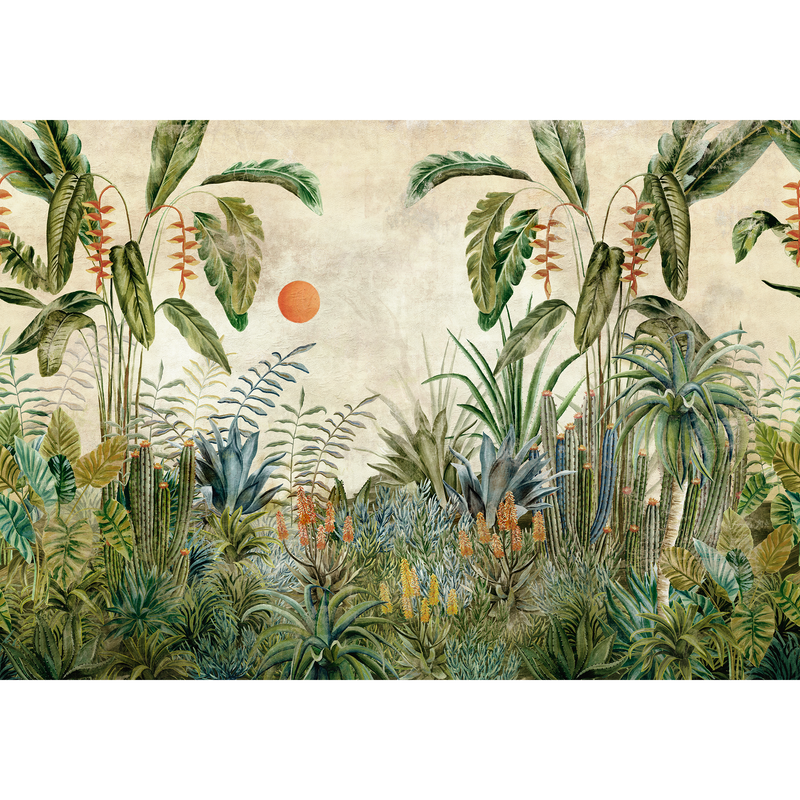 Aduanero Cactus Sarape Mural by Coordonné (390x280cm)