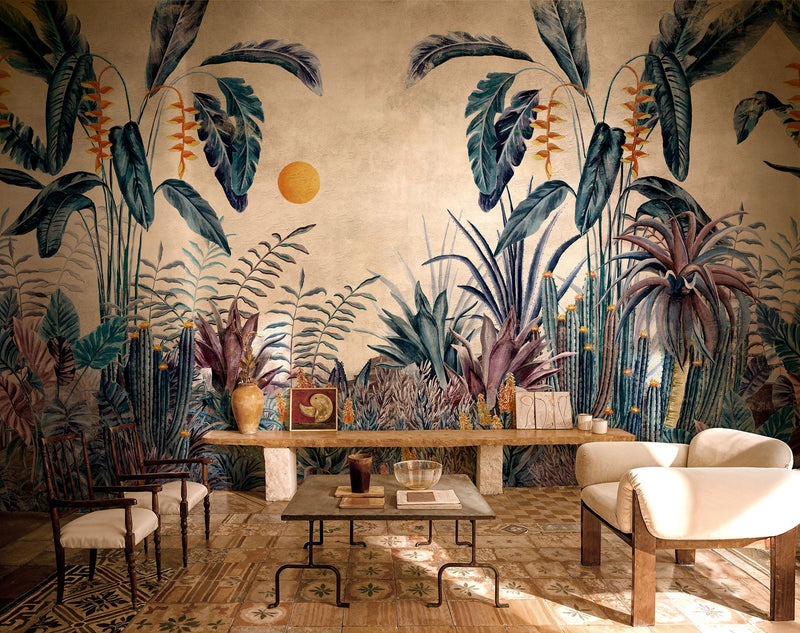 Aduanero Índigo Sarape Mural by Coordonné (400x280cm)