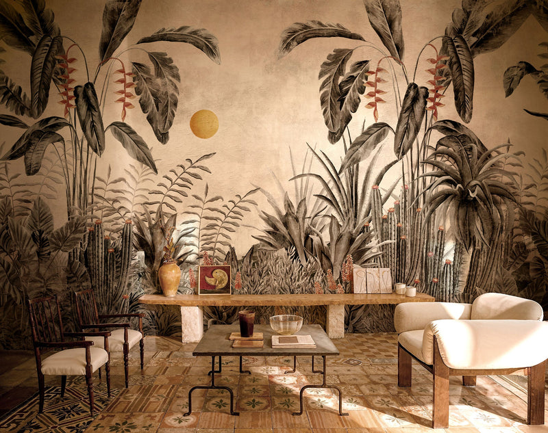 Aduanero Carbón Sarape Mural by Coordonné (400x280cm)