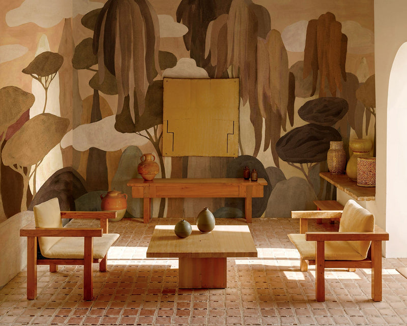 Camécuaro Arena Sarape Mural by Coordonné (400x280cm)