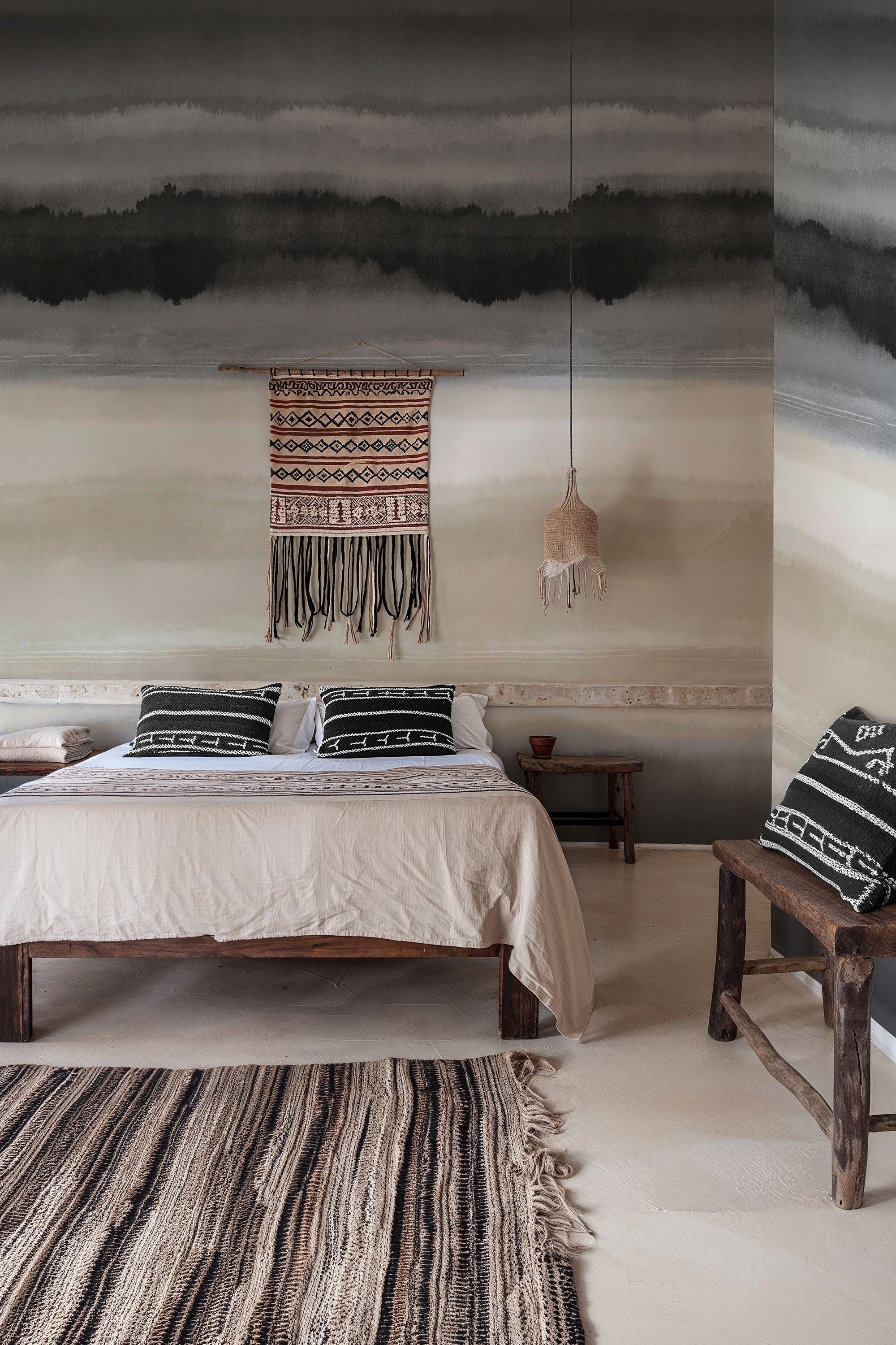 Gaban Carbón Sarape Mural by Coordonné (390x280cm)
