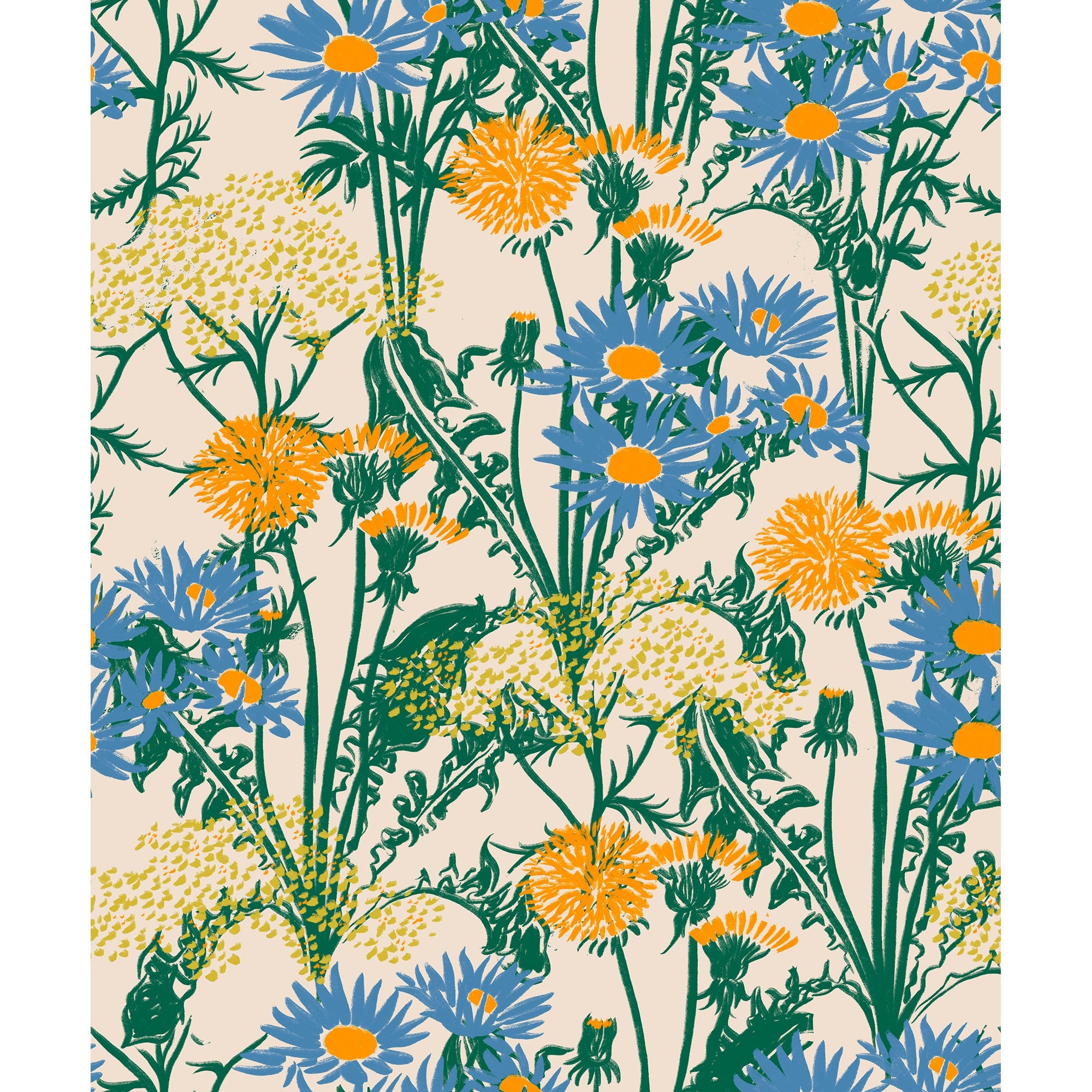 Picnic Kumquat Coco Dávez Colortherapills Wallpaper by Coordonné