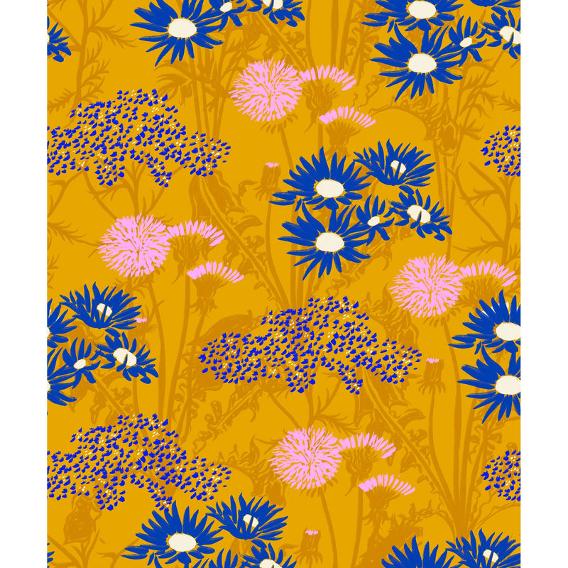 Picnic Golden Coco Dávez Colortherapills Wallpaper by Coordonné