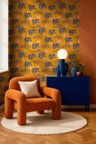 Picnic Golden Coco Dávez Colortherapills Wallpaper by Coordonné