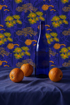 Picnic Cobalt Coco Dávez Colortherapills Wallpaper by Coordonné