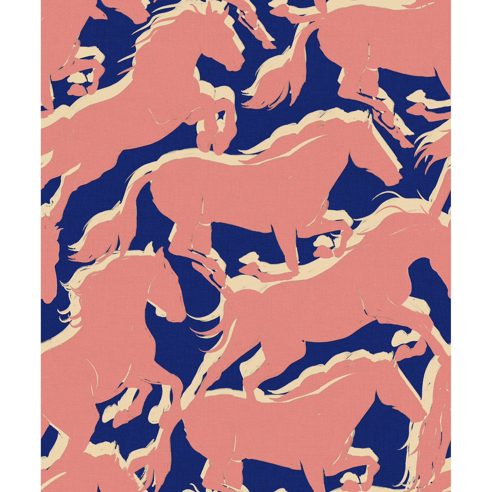Galope Cobalt Coco Dávez Colortherapills Wallpaper by Coordonné