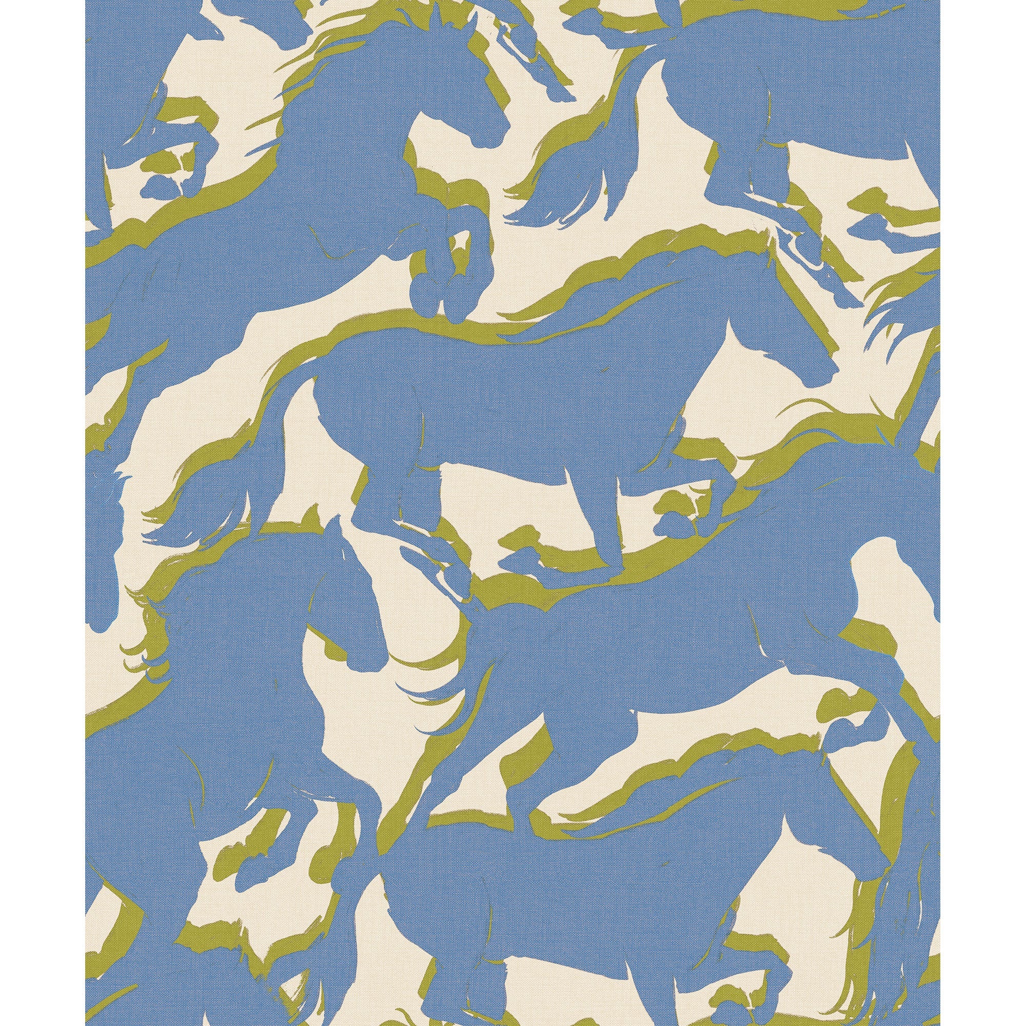 Galope Blue Coco Dávez Colortherapills Wallpaper by Coordonné