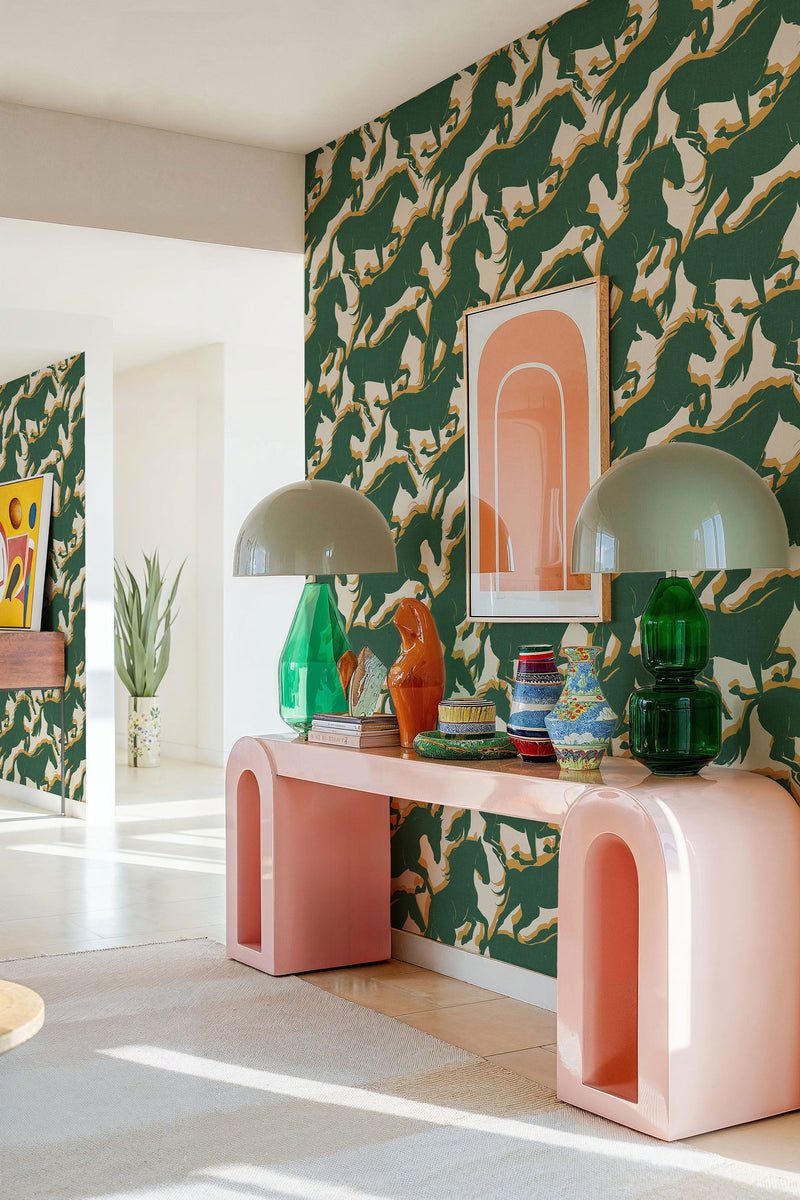 Galope Kumquat Coco Dávez Colortherapills Wallpaper by Coordonné
