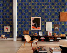 Veraneo Cobalt Coco Dávez Colortherapills Wallpaper by Coordonné