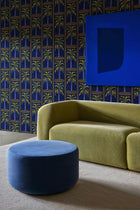 Veraneo Cobalt Coco Dávez Colortherapills Wallpaper by Coordonné
