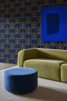 Veraneo Cobalt Coco Dávez Colortherapills Wallpaper by Coordonné