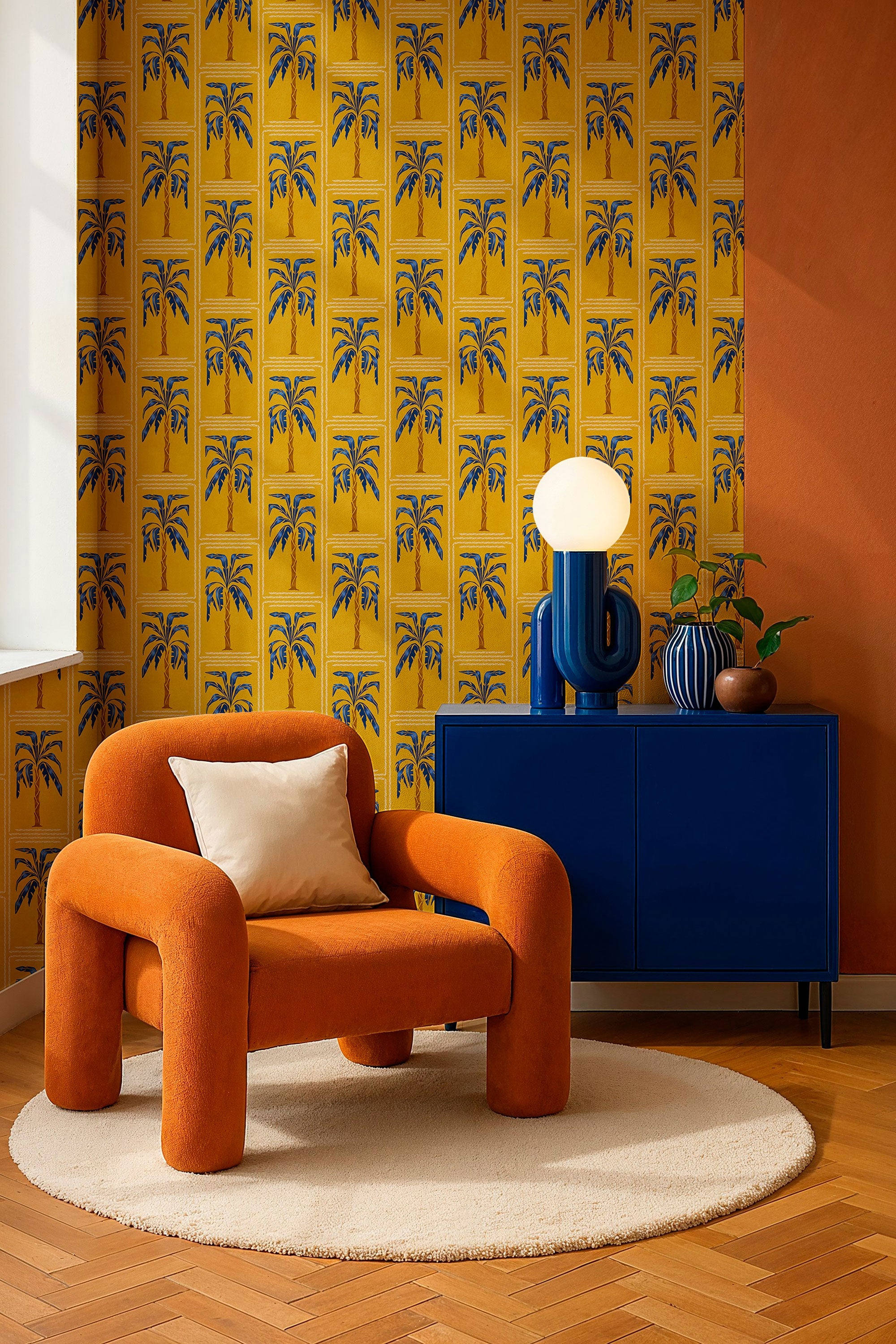 Veraneo Golden Coco Dávez Colortherapills Wallpaper by Coordonné