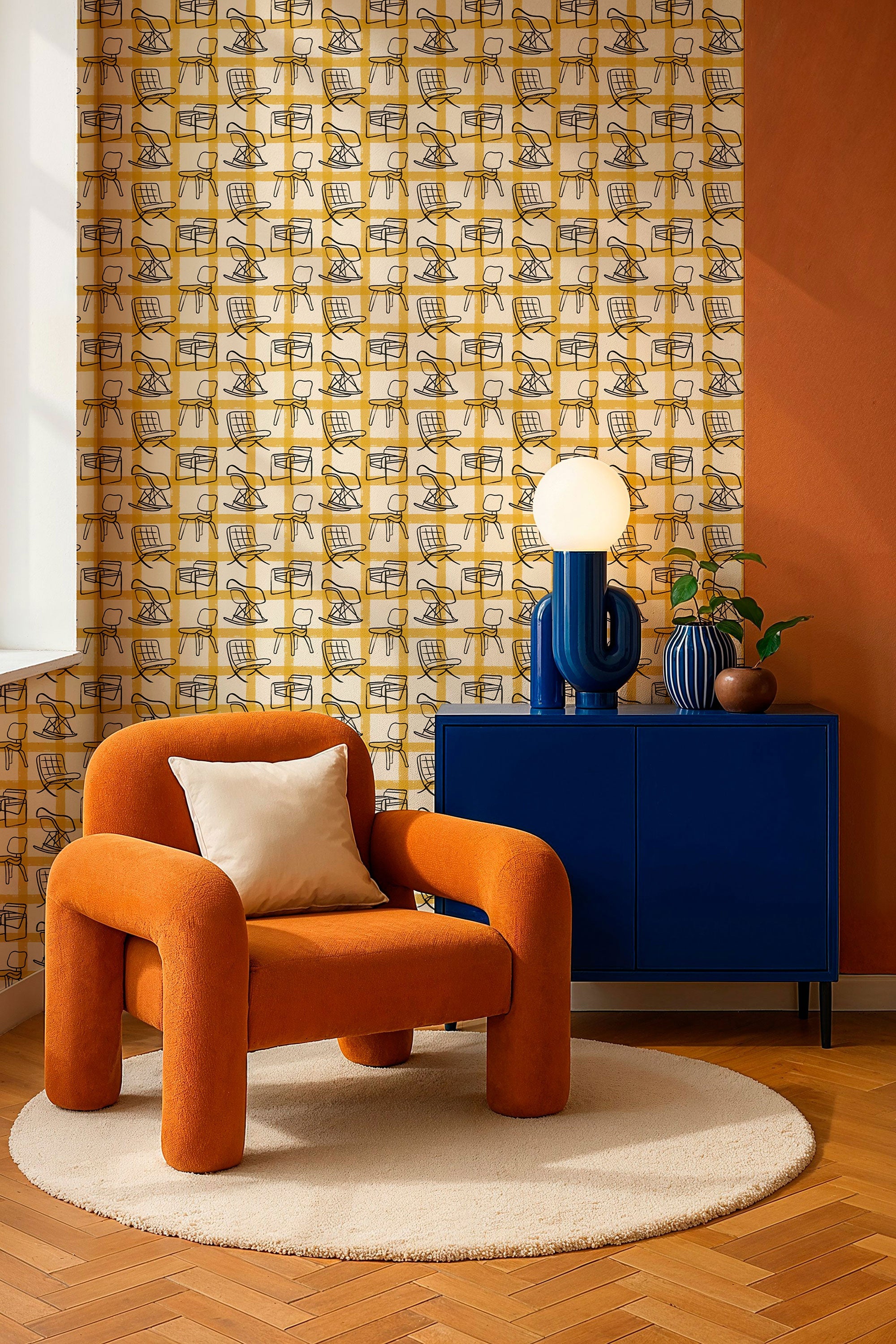 Icónicos Golden Coco Dávez Colortherapills Wallpaper by Coordonné