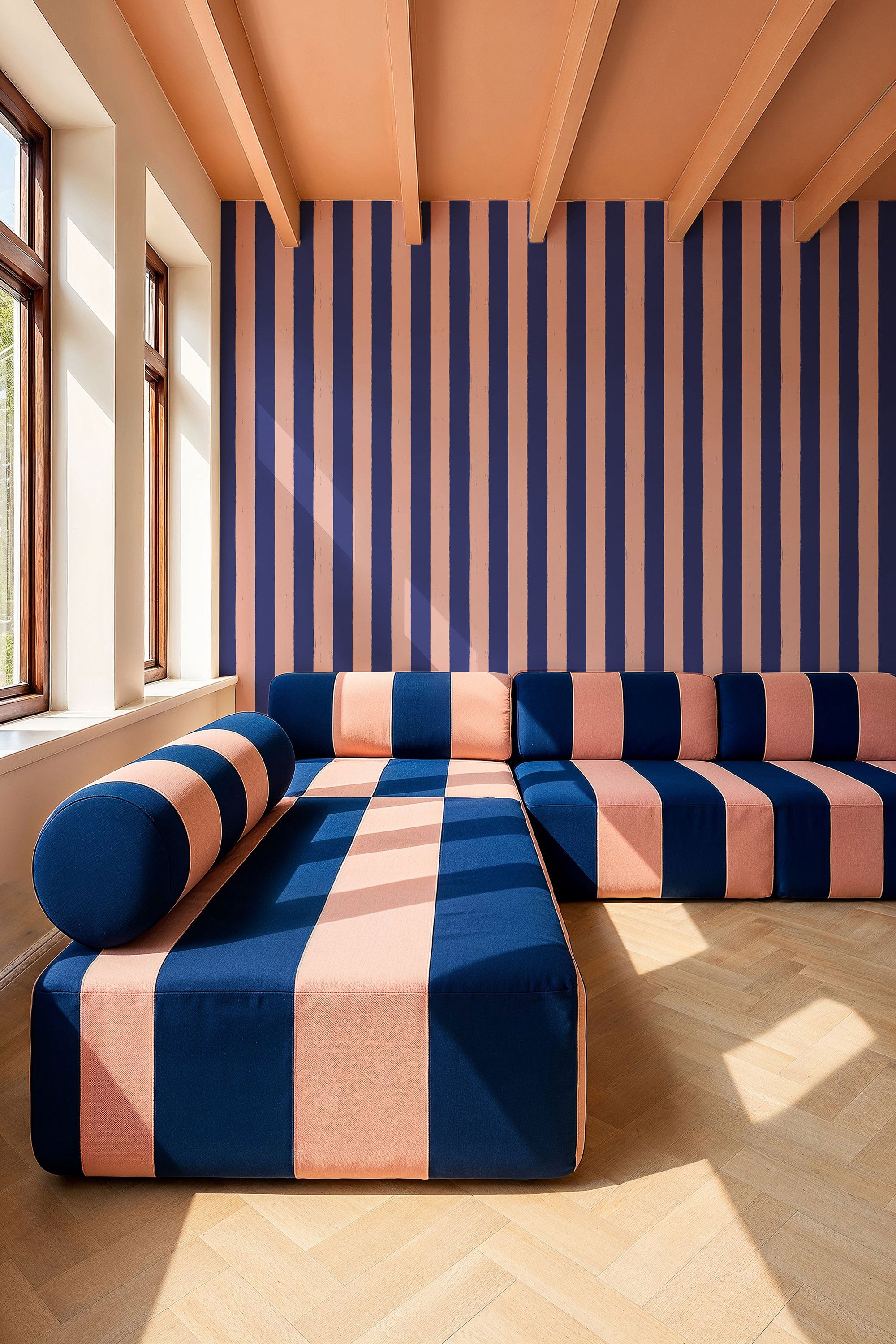 Toldo Cobalt Coco Dávez Colortherapills Wallpaper by Coordonné