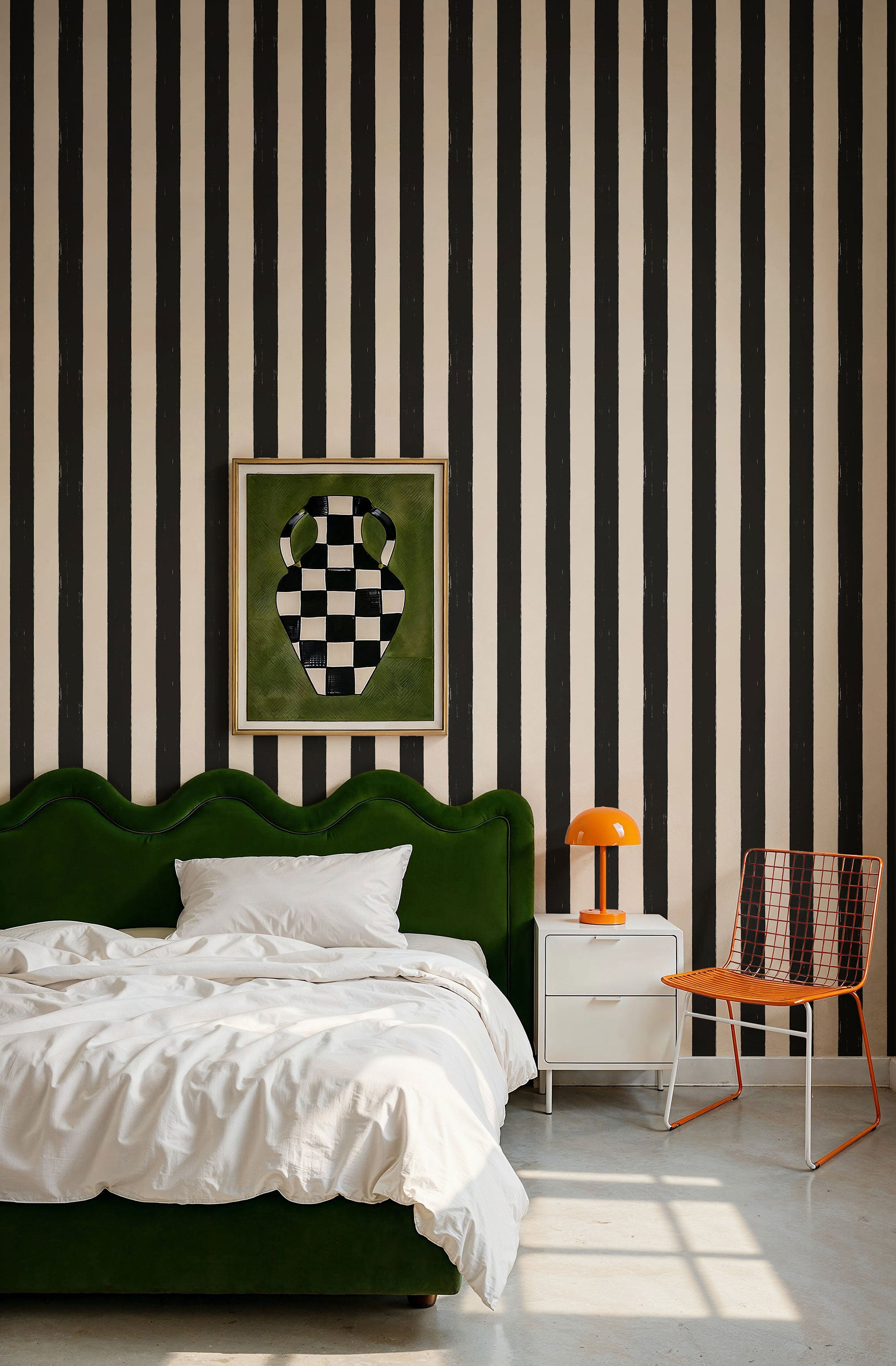 Toldo Noir Coco Dávez Colortherapills Wallpaper by Coordonné