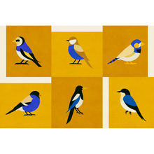 Like a Bird Golden Coco Dávez Colortherapills Wallpaper by Coordonné