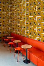 Like a Bird Golden Coco Dávez Colortherapills Wallpaper by Coordonné