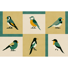 Like a Bird Kumquat Coco Dávez Colortherapills Wallpaper by Coordonné