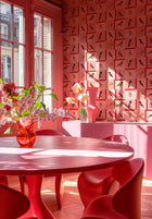 Like a Bird Pink Coco Dávez Colortherapills Wallpaper by Coordonné