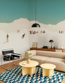 Apreski Blue Coco Dávez Colortherapills Mural by Coordonné (400x280cm)