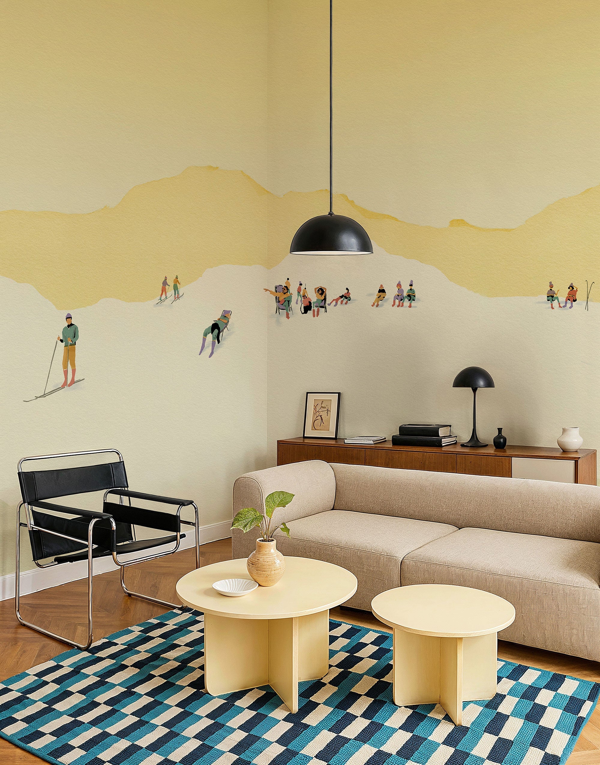 Apreski Sunset Coco Dávez Colortherapills Mural by Coordonné (400x280cm)