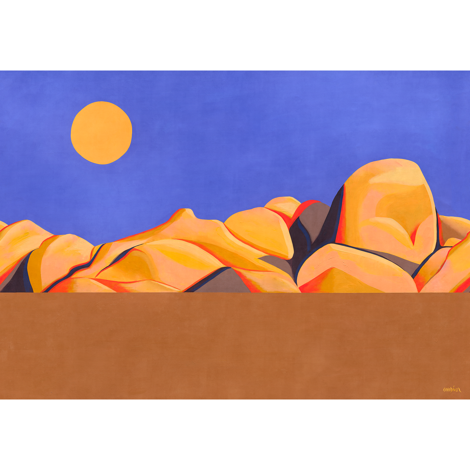Escapada Blue Coco Dávez Colortherapills Mural by Coordonné (400x280cm)