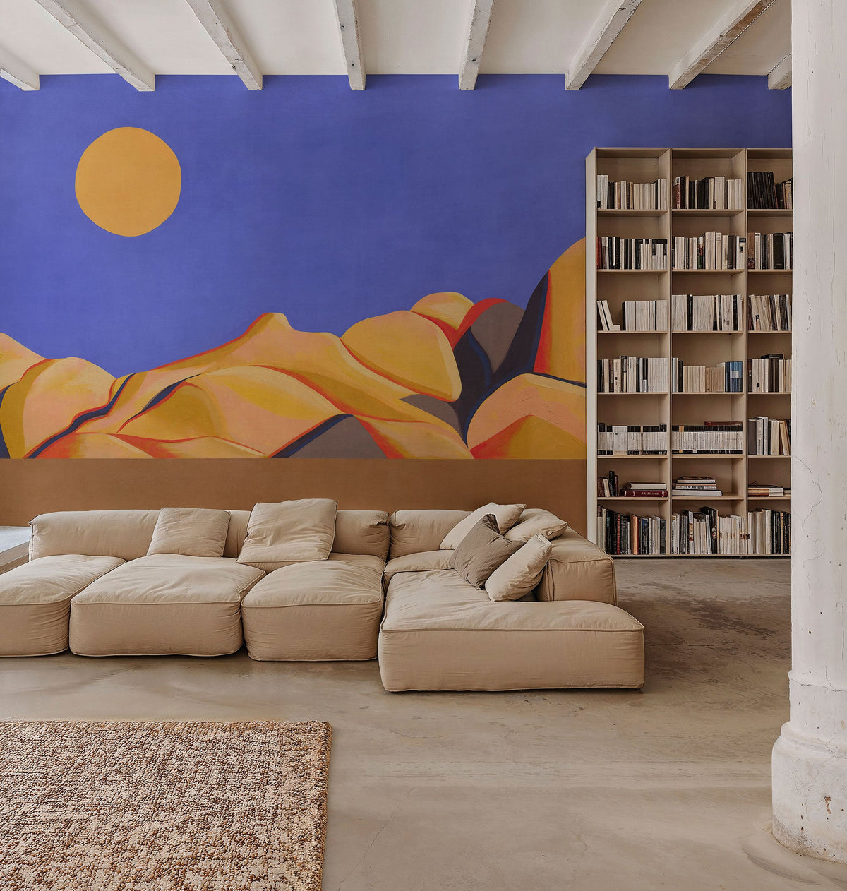 Escapada Blue Coco Dávez Colortherapills Mural by Coordonné (400x280cm)