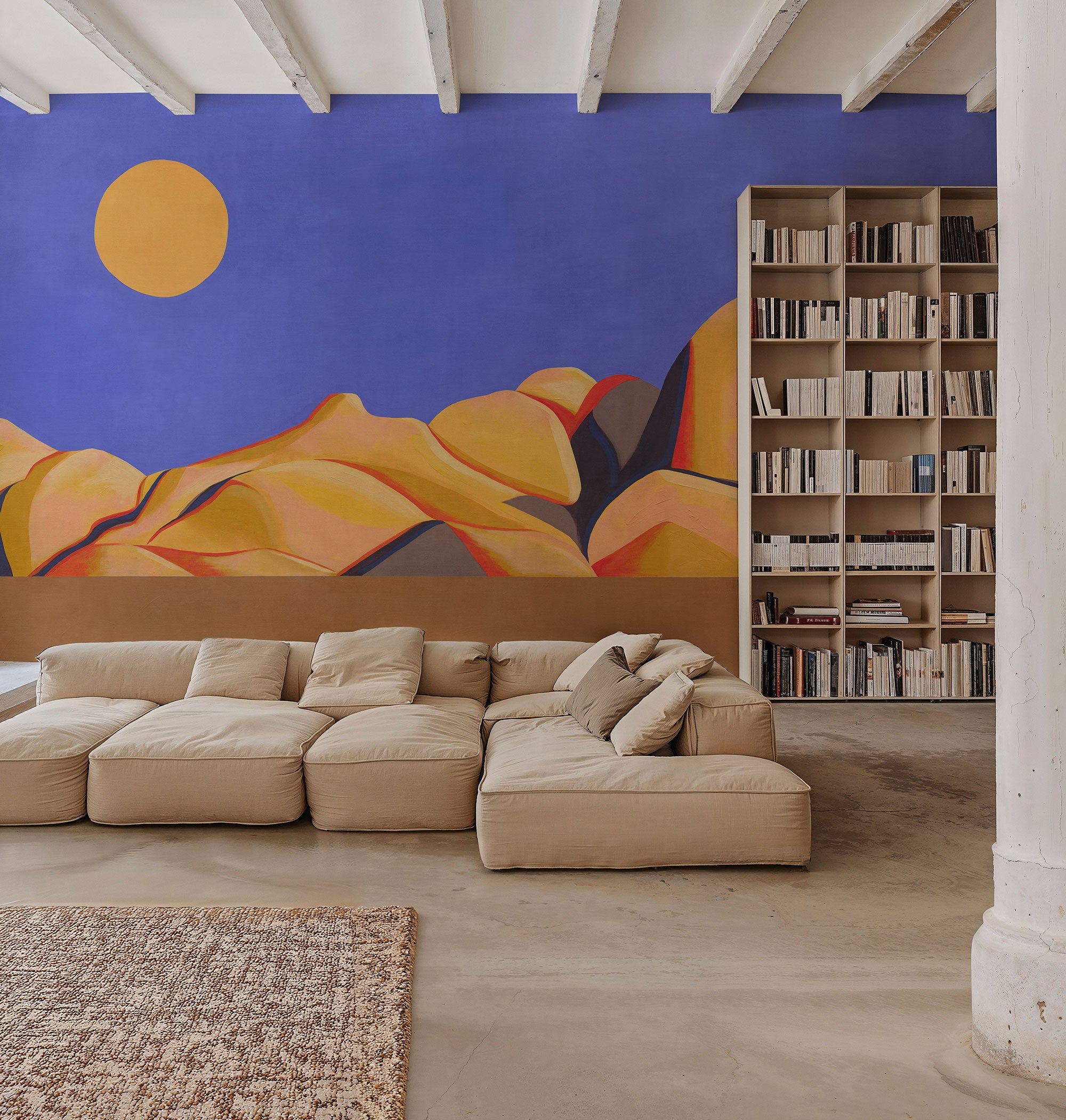 Escapada Blue Coco Dávez Colortherapills Mural by Coordonné (400x280cm)